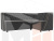 Кухонный угловой диван Лофт правый угол (Серый\Бежевый)