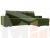Угловой диван Дрезден правый угол (Зеленый)