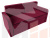 Детский диван трансформер Смарт (Бордовый\Черный)