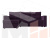 Угловой диван Атланта Лайт Б/С левый угол (Фиолетовый)