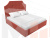 Интерьерная кровать Кантри 160 (Коралловый)
