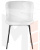 Стул обеденный DOBRIN MILO (черные ножки, белый букле (UF992-01))