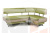 Кухонный диван Валенсия 105-101 Стандартный комплект 1200х1100