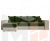 Угловой диван Дубай левый угол (Зеленый\Бежевый)