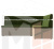 Кухонный угловой диван Классик правый 
угол (Зеленый\Бежевый)