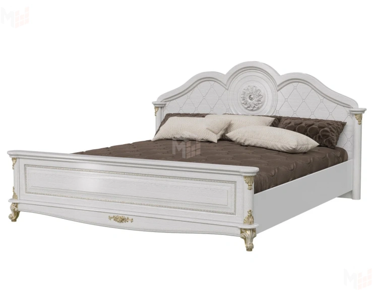 Кровать Да Винчи (1800) СД-02 (белый патина)