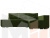 Угловой диван Амадэус Люкс правый угол (Зеленый)