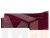 Угловой диван Карелия правый угол (Бордовый)
