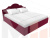 Интерьерная кровать Афина 200 (Бордовый)