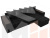 Угловой диван Дубай правый угол (Черный)