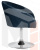 Кресло дизайнерское DOBRIN EDISON (синий велюр (1922-20))
