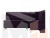 Кухонный угловой диван Кантри правый угол (Фиолетовый)